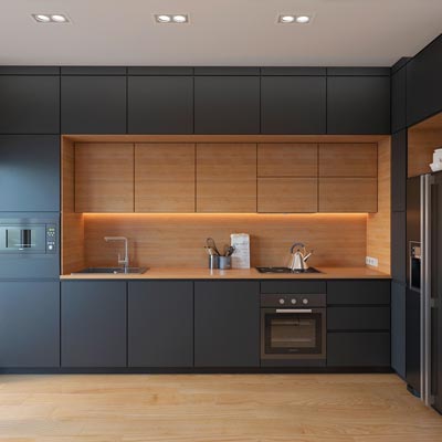 Straight Kitchen